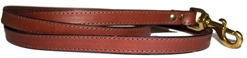 Premium Leather Lead by Leather Brothers